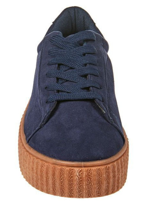 Damen Flatforms Sneakers Beige