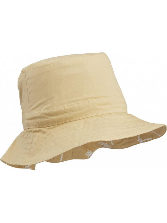 Liewood Kids' Hat Bucket Fabric Palms Jojoba Yellow
