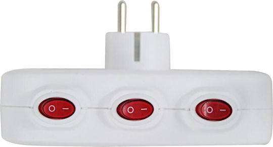 Esperanza Power Strip 3 Positions with Switch without Cable