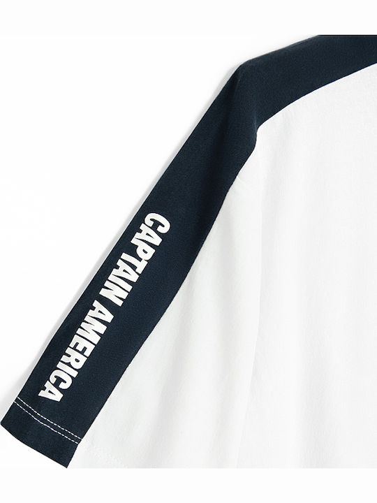 Kids Top Short-sleeved White Avengers