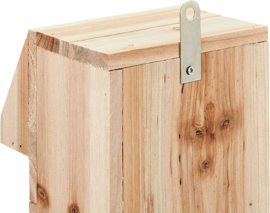 Căsuță Decorativă din Lemn pentru Păsări 24,5 X 14 X 14 Cm Naturală