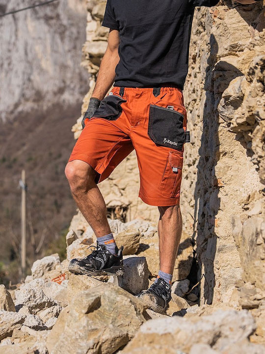 Kapriol Slick Arbeitsshorts Rot