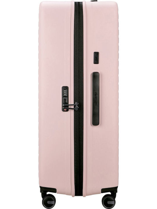 Samsonite Restacked Cabin Travel Suitcase Pink with 4 Wheels