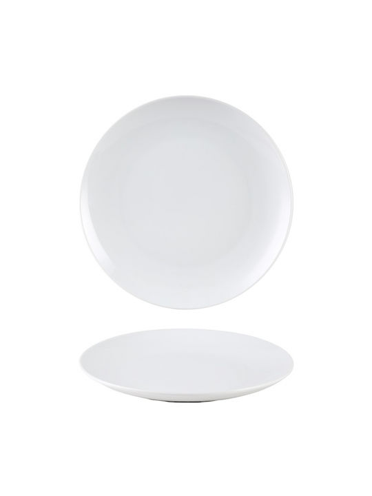 Lukanda Plate Shallow made of Porcelain White 27cm 6pcs