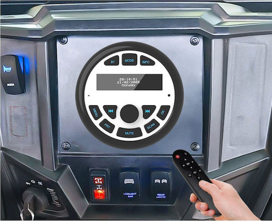 Digital IQ Boat Sound System 4x Waterproof with USB / AUX / Bluetooth Transparent