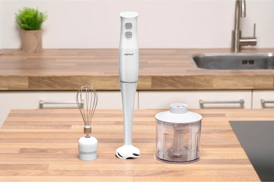 Alpina Appliances Ραβδομπλέντερ με Ανοξείδωτη Ράβδο 400W Λευκό