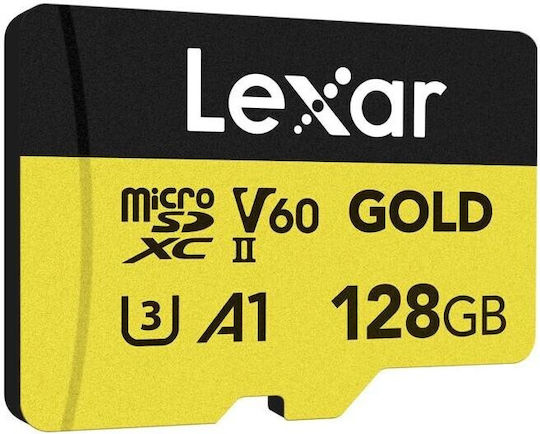 Lexar Професионална MicroSDXC 256GB U3 V60 A1 UHS-II 180MB/s с адаптер