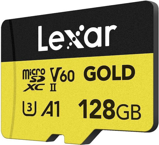 Lexar Професионална MicroSDXC 256GB U3 V60 A1 UHS-II 180MB/s с адаптер