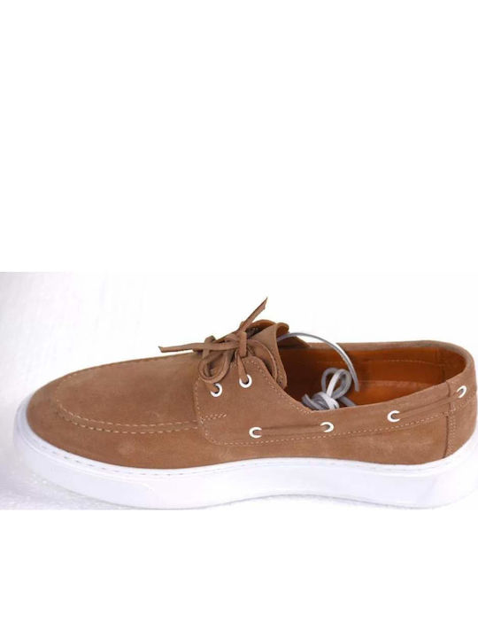 Men's Suede Moccasins Beige