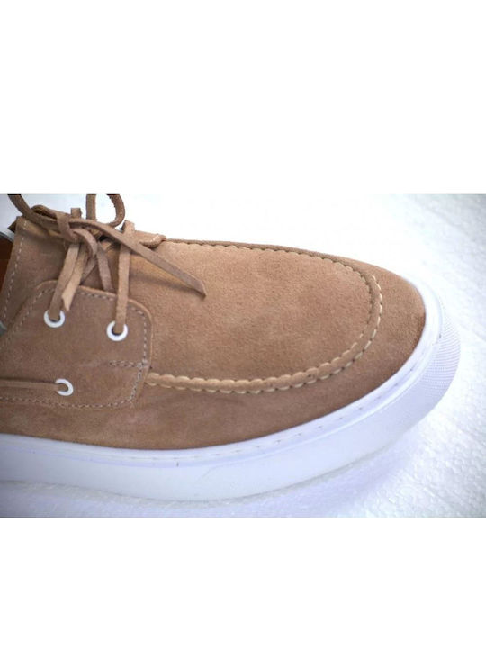 Men's Suede Moccasins Beige