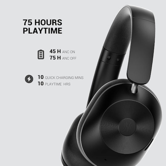 OneOdio Focus A5 Wireless / Wired Over Ear Headphones with 75 hours of Operation and Quick Charge Black