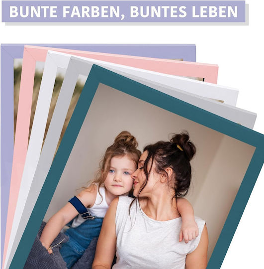 Muzilife Light Purple Photo Frames 20x25 Cm Set 5 Pieces