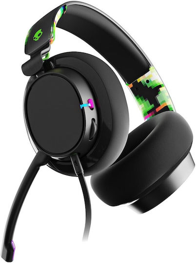 Skullcandy SLYR Pro Digi Hype XB Over Ear Gaming Headset με σύνδεση 3.5mm / USB