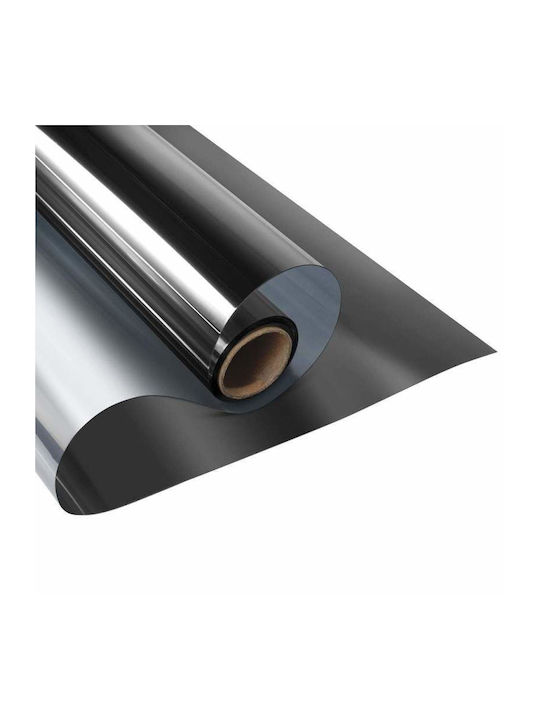 Folie Reflectorizantă Siks pentru Ferestre Interioare Efect Oglindă Protecție UV Solară 60x300cm Negru Argintiu Folie Reflectorizantă Siks pentru Ferestre Interioare Efect Oglindă Protecție UV Solară 60x300cm Negru Argintiu