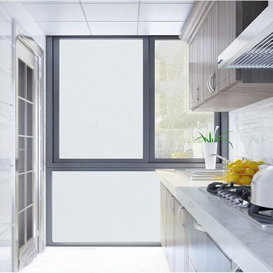 Folie pentru geam 44.5 X 200 cm alb mat