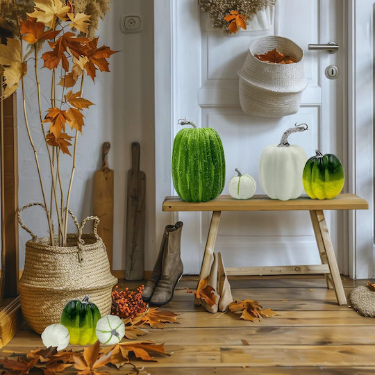 Artificial Decorative Foam Pumpkins Autumn Halloween Table Decorations 7pcs