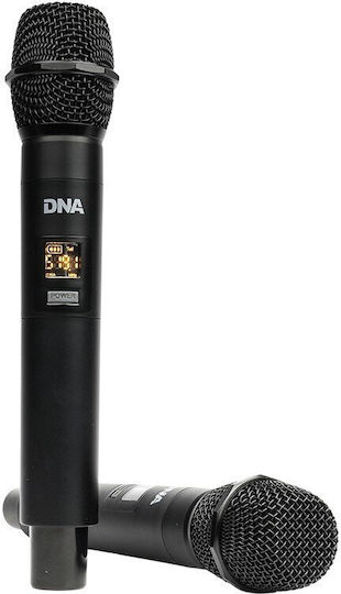 DNA Dna Vm Dual Vocal Effect Set Комплект Безжично Микрофон Ръчно изработено за Вокали в Черен Цвят