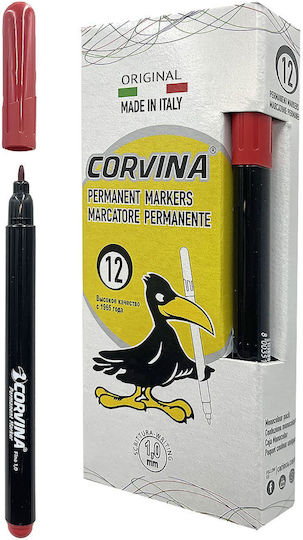 Carioca Corvina Ανεξίτηλος Μαρκαδόρος Μπλε 1mm (Διάφορα Χρώματα)