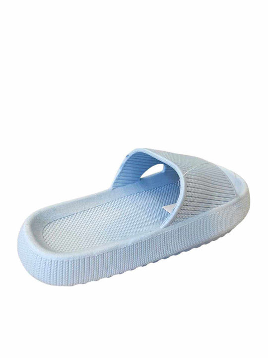 Slides în Culoare Albastru Deschis