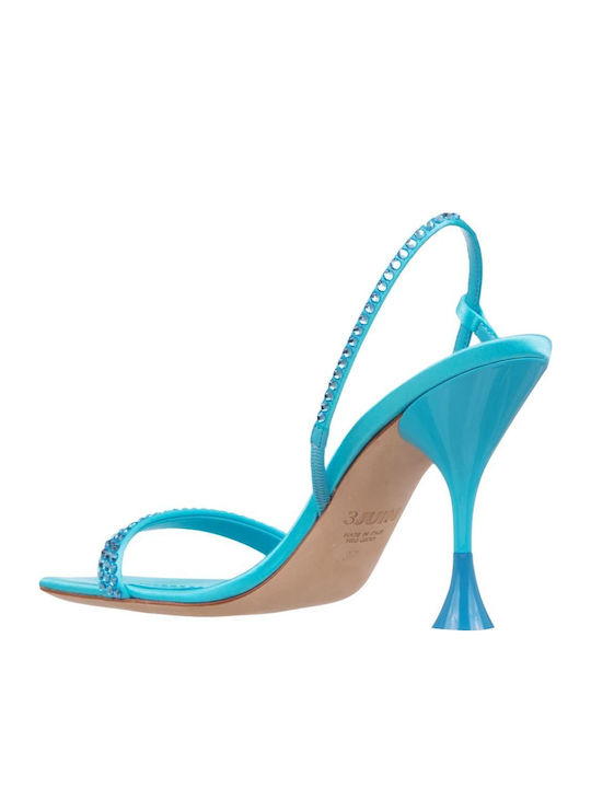 Fabric Sandals Turquoise