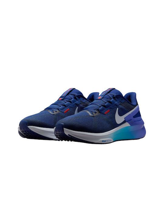Air Zoom Structure 25 Sport Shoes Running Football Grey / Blue Void - Ghost