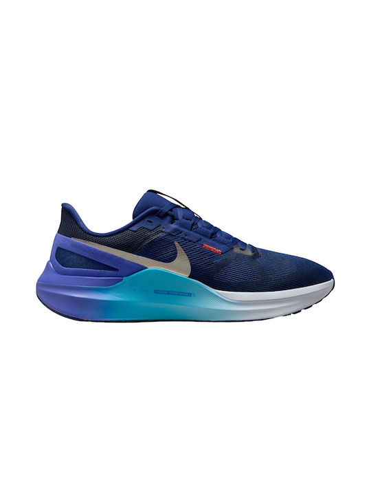 Air Zoom Structure 25 Sport Shoes Running Football Grey / Blue Void - Ghost
