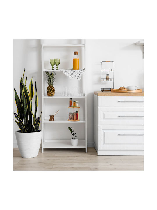 Relaxdays Organizatoare de Condimente din Bambus Verzi 1buc
