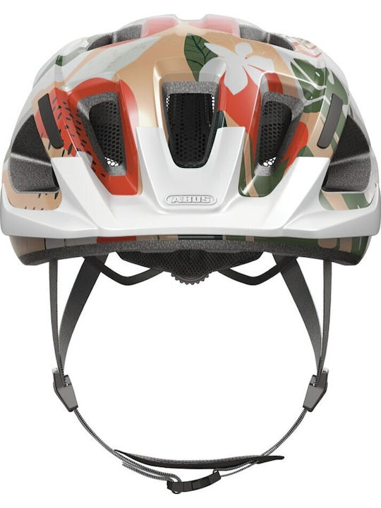 Casca de bicicletă urbană multicoloră Abus Aduro 3.0 Palm, mărimea M