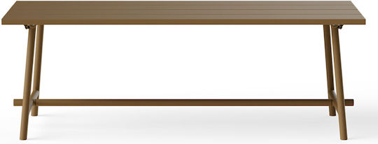 Τραπεζαρίας Πτυσσόμενο Mochaccino 220x100x76εκ. Τραπεζαρίας Πτυσσόμενο Mochaccino 220x100x76εκ.