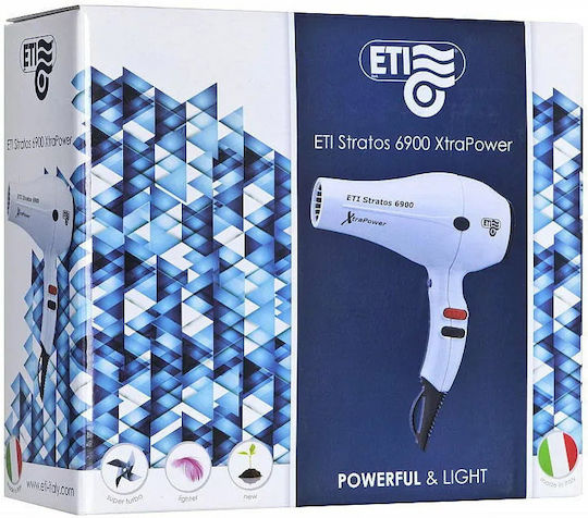 Eti Stratos 6900 Extra Power Professional Hair Dryer 2500W Black