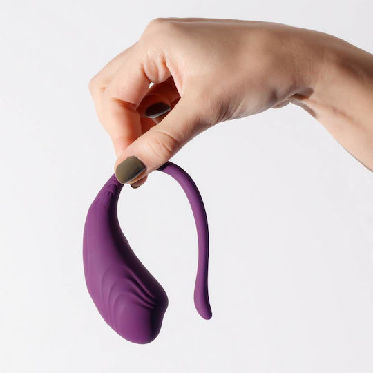 Crushious Vibrator Ei mit Fernbedienung 9cm Lila
