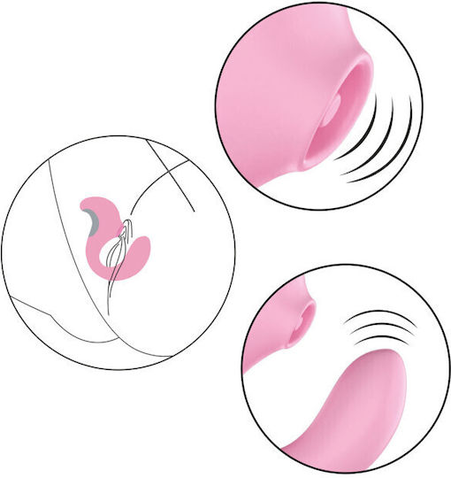 ToyJoy Klitoris Vibrator 16cm Rosa