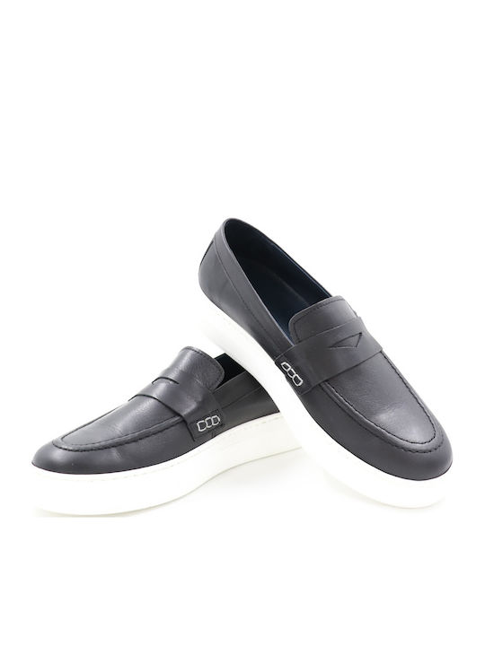Leder Herren Freizeitschuhe Schwarz