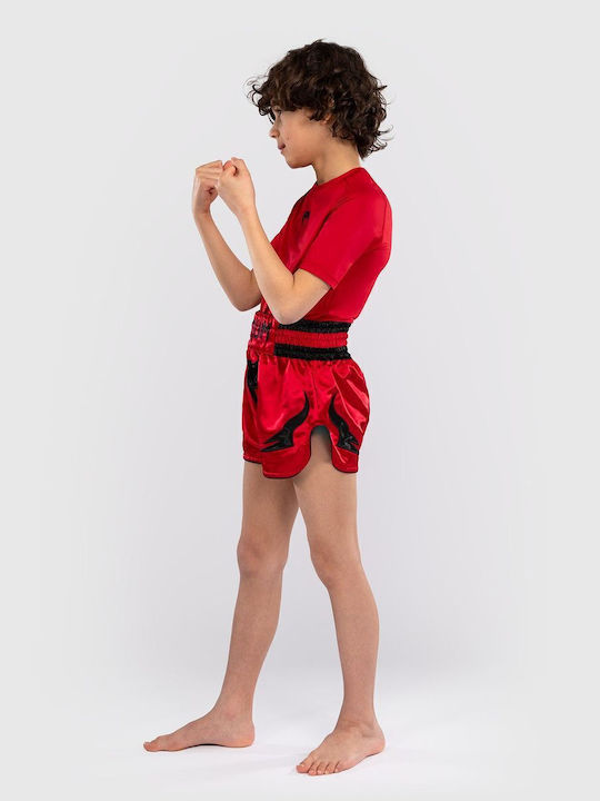 Venum Inferno Kinder Muay Thai Shorts Kirschrot