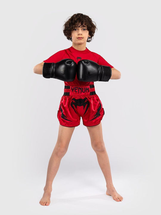 Venum Inferno Kinder Muay Thai Shorts Kirschrot