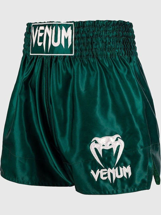 Venum Klassische Thai-Boxshorts Waldgrün