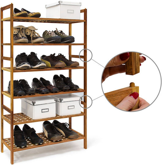 Organizatoare Pantofi Din Lemn Masiv 69x26x40,5cm