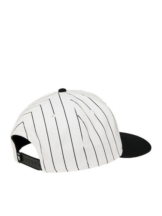 DC Dugout Snapback Cap White Black White DC Dugout Snapback Cap White Black White