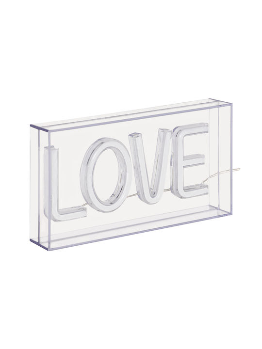 Dekorative Lampe Liebe Rosa