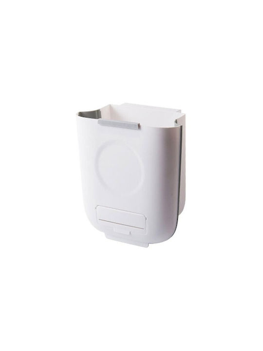 Coș De Gunoi Din Plastic Alb 24x14.5x27cm