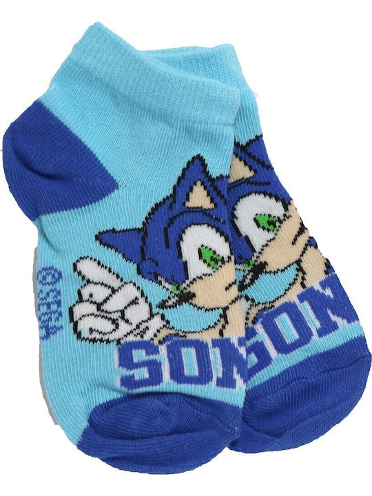Sega Παιδικά Σοσόνια Sonic Μπλε 3 Ζευγάρια