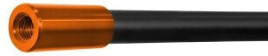 Delphin Atak Carbon Kescherstab Einzeln 90 cm Einteilig