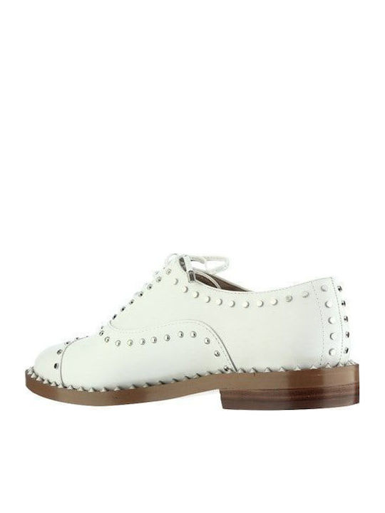 Garroy Damen Oxfords in Weiß Farbe