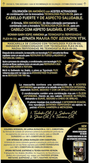 Syoss Oleo Intense Vopsea de Păr Fără Amoniac 5-10 Castaniu Deschis 50ml