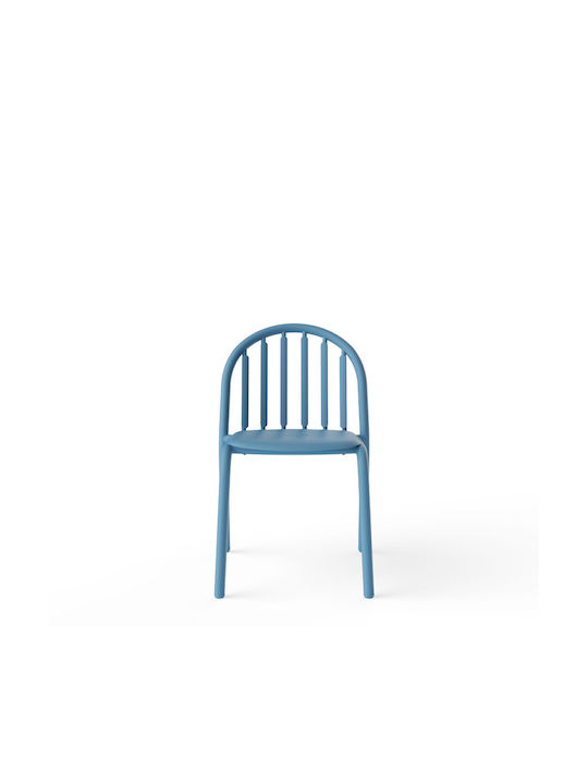 Outdoor-Stuhl Aluminium Wave Blue 2Stück 52x56x80.5εκ.
