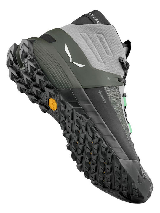 Salewa Wildfire Men's Hiking Boots Waterproof with Gore-Tex Membrane Alloy Dark Olive