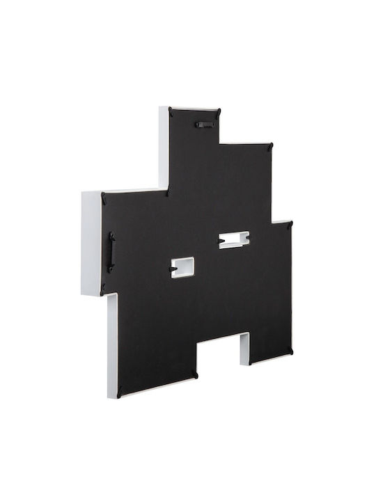 HAMA Clermont Multi De Perete Din Plastic Cu 6 Locuri Cu Rama Albă