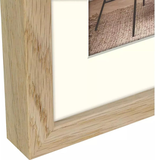 ZEP Malmo Κορνίζα Ξύλινη με Μπεζ Πλαίσιο with Passepartout