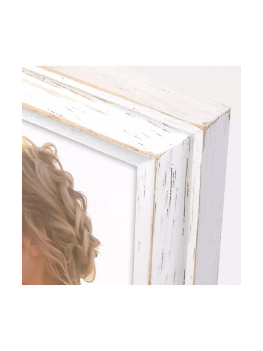 ZEP Κορνίζα Ξύλινη με Λευκό Πλαίσιο
