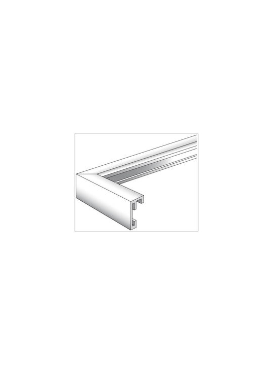 Walther Silver Photo Frame with Gray Frame